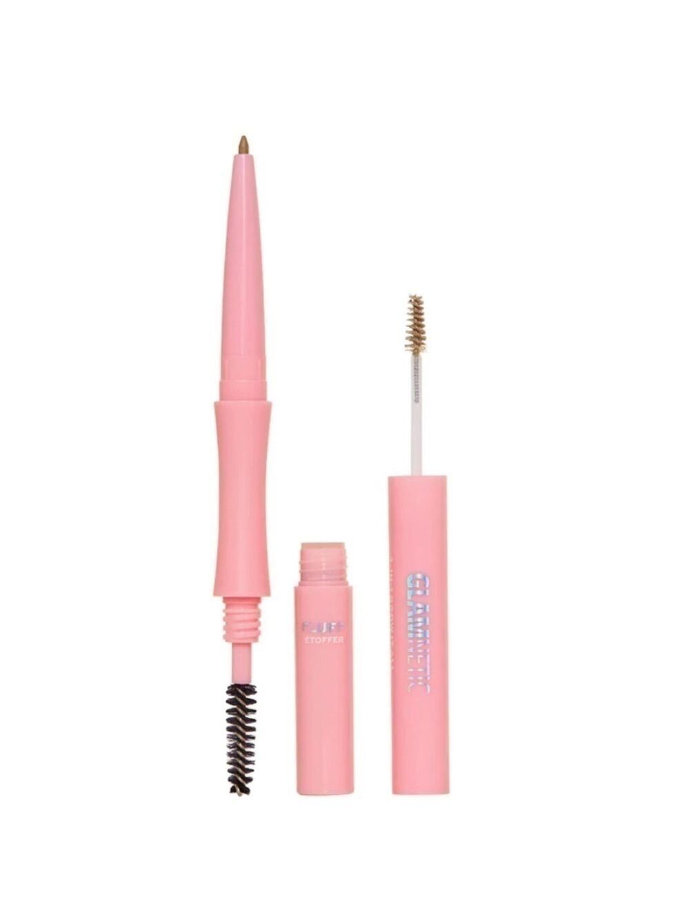 Glamnetic TAUPE 3-in-1 Brow It All Wand | NEW | NIB | Brow Pencil